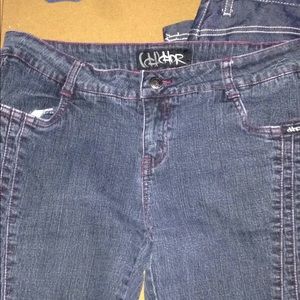 HOR SIZE 7 flare out jeans